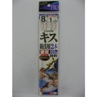 SASAME Kisu Kyogi K-127 [Red] 2 Hook 8-1 (2pcs)