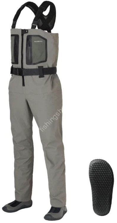 SHIMANO FF-000V DS+4 Stretch Wader Radial Gray Beige S