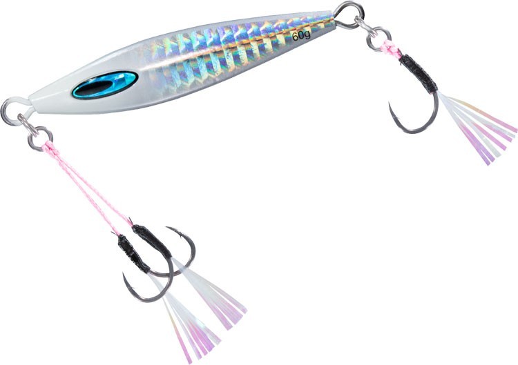 DAIWA Saltiga FK Jig TG SLJ 30g #Parallel Holo Silver Glow Head