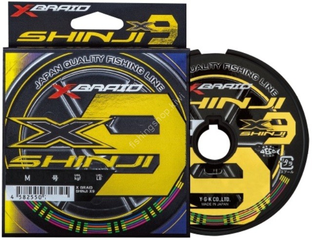 YGK XBraid Shinji x9 [5color] 200mHP #1.5 (34.2lb)