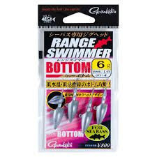 GAMAKATSU Range Swimmer Type Bottom [Silver] 6g #1/0 (4pcs)