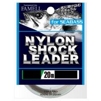 YAMATOYO Nylon Shock Leader For Seebass [Natural Smoke] 20m #7 (30lb)