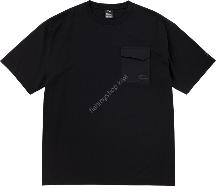 DAIWA DE-6623 Ecology Pocket T-Shirt (Black) 2XL