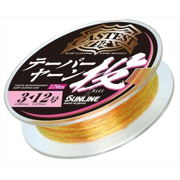 SUNLINE Castest Taper Yarn Surf NY [Light Green x Pink Yellow] 170m HG #3–12