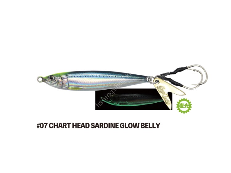 LITTLE JACK Metal Adict Type-Zero 30g #07 Chart Head Sardine Glow Belly