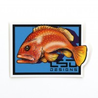 LSD Outdoor Weathering Sticker "Fish" #Cartoon Kijihata