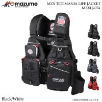 Mazume OB MZXLJ-074 MZX Tidemania life Jacket BK * White