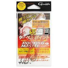 GAMAKATSU Saber Point Hooking Master w/Thread  Double Knot [Nano Smooth Coat] SS (2pcs)