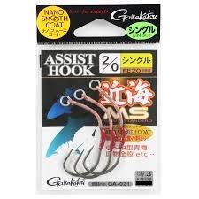 Gamakatsu Assist HOOK KINKAI MS SINGLE GA021 No.2 / 0 Hooks, Sinkers, Other  buy at