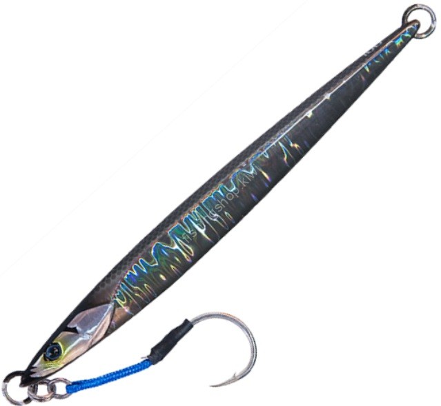 JACKALL BamBluz Jig Semilong 150g #G-0203 Gray Metallic Magma