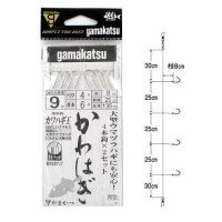 GAMAKATSU Fune Kawahagi 4 Piece Rig [White] 9-4