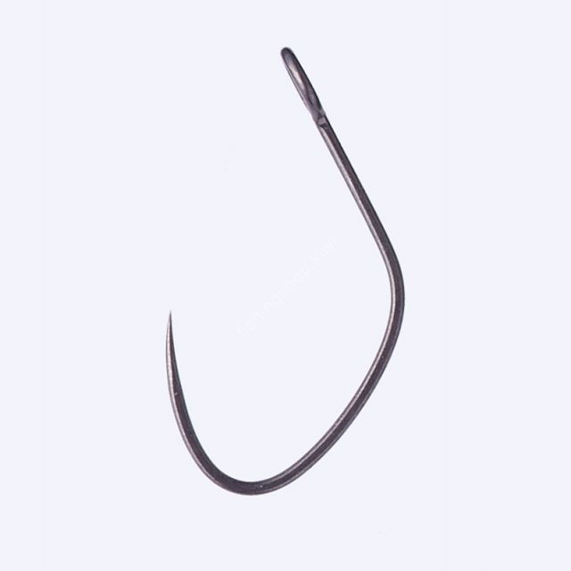 VANFOOK Spoon Expert Hook Wide Fine Wire SW-21F [Fluorine Black] #9 (50pcs)