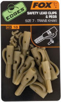 FOX Edges Safety Red Clips & Pegs No.7