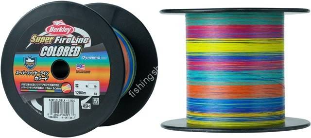 BERKLEY Super FireLine Colored [10m x 5color] 1200m #3 (45lb