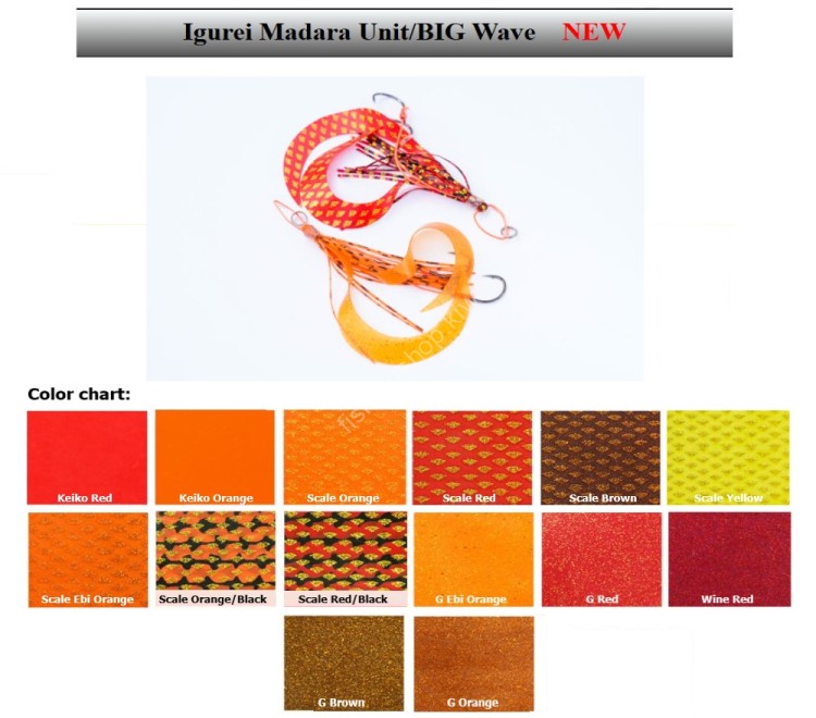 MIYAICHI Igurei Madara Unit Big Wave #09 Uroko Red Black
