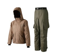 PAZDESIGN SBR-026 BS Warm Rain Suit Jr. (Khaki) L