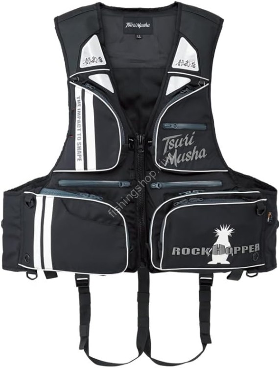 TSURI MUSHA V00902 Cordura Dial Vest [Gray] M