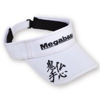 MEGABASS Megabass Sun Visor [White/Black] Free
