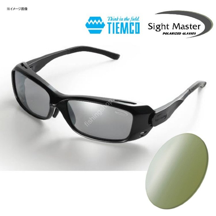 TIEMCO Sight Master Polarized Glasses Barrel Black EG / Silver Mirror