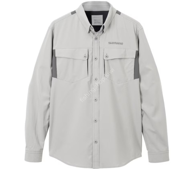 SHIMANO SH-000W Prestige Shirt Gray M