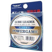TORAY Powergame Lure Leader Fluoro [Natural] 30m #4 (16lb)