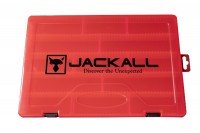 JACKALL 2800D Tackle Box M Clear Red