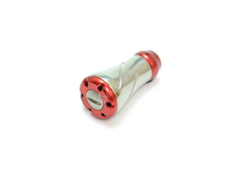 LIVRE 5043 F-Forte Titanium Handle Knob #Silver/Red (2 pcs)