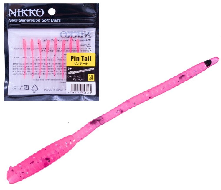 NIKKO 594 Pin Tail 1.9" #C04 Peppergum