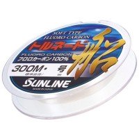 SUNLINE Tornado Fune [Clear + Red & Black Markings] 300m #12 (50lb)