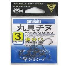 GAMAKATSU Chinu Ring Eye [White] #3 (12pcs)