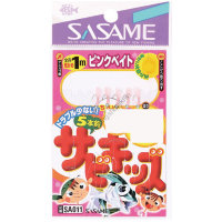 SASAME Sabiki Kids Pink Bait SA011 [White] 5 Hook 5-1