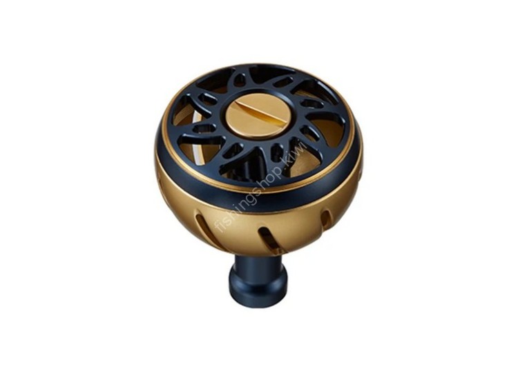 SLP WORKS Daiwa Color Aluminum Round Handle Knob M #Navy/Gold