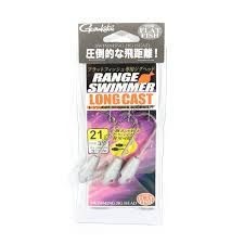 GAMAKATSU Range Swimmer Long Cast [Silver] #3/0 (3pcs)