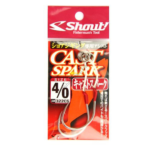 SHOUT! Cast Spark 322CS #4/0 (2pcs)