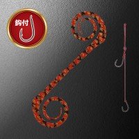 MATSUOKA SPECIAL Alpha 80mm with Hooks #Zebra Dark Orange Gold Lame