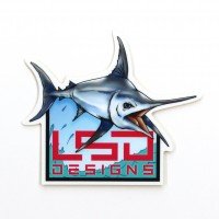 LSD Outdoor Weathering Sticker "Fish" #Cartoon Marlin Tuna