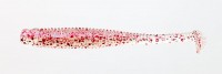 ISSEI UmiTaro Game Shad 2.5in # 002 clear red flakes
