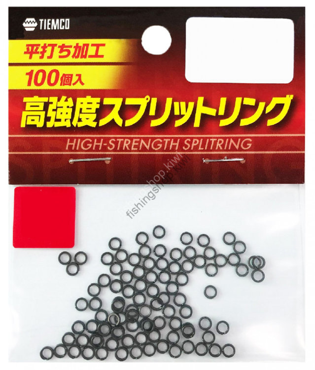 TIEMCO TIEMCO SPLIT RING 100 PCS BLACK 0