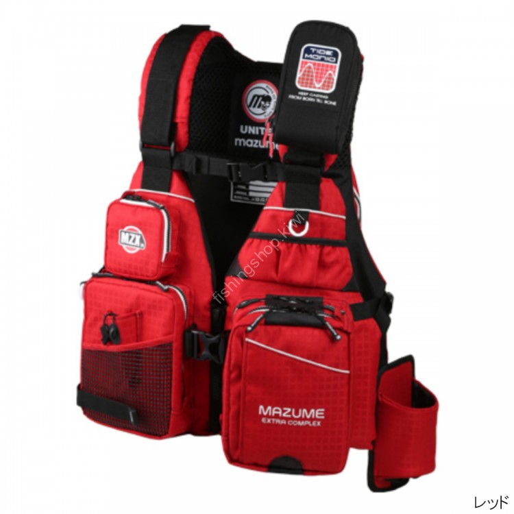 Mazume OB MZXLJ-074 MZX Tidemania life Jacket Red