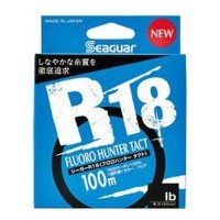 KUREHA Seaguar R18 Fluoro Hunter Tact [Clear] 100m #0.6 (2.5lb)