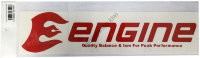 ENGINE Official Logo Decal Red