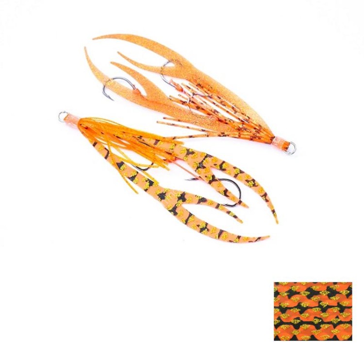 OTHER BRANDS MIYAICHI Sakuraichi (Oka) Spare Unit Ebi – Triple Onigake #08 Scale Orange Black