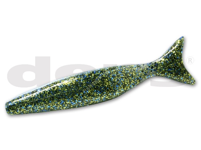 DEPS Shudder Bait 4.7'' #24 Smoked Pepper/Blue & Gold
