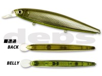 DEPS Balisong Minnow 130F 23 Glass Belly Shiner