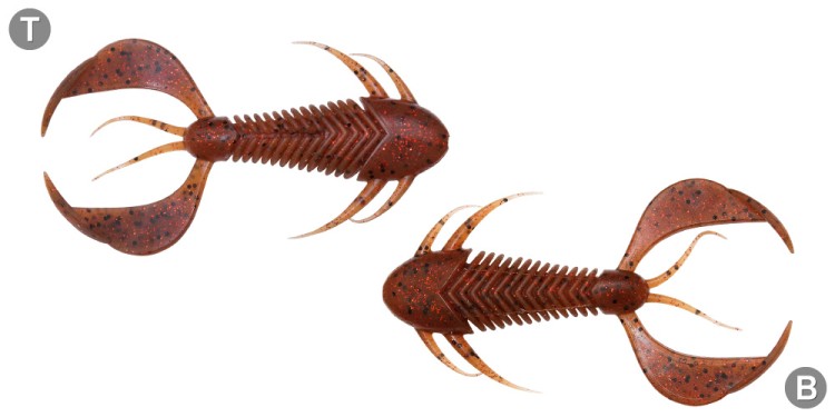 MEGABASS Rock Hog 2'' #Ebi Miso Red Flake (10pcs)