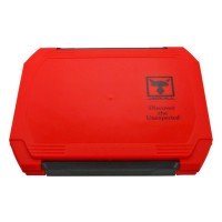 JACKALL 2300D W Open Tackle Box M Red
