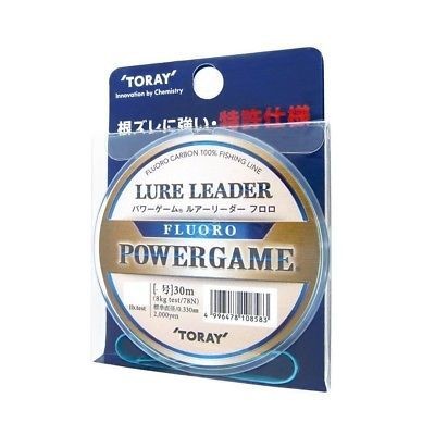 TORAY Powergame Lure Leader Fluoro [Natural] 30m #5 (20lb)