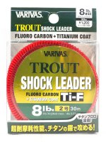 Varivas Trout Shock Leader Ti-F Fluorocarbon 30M8LB
