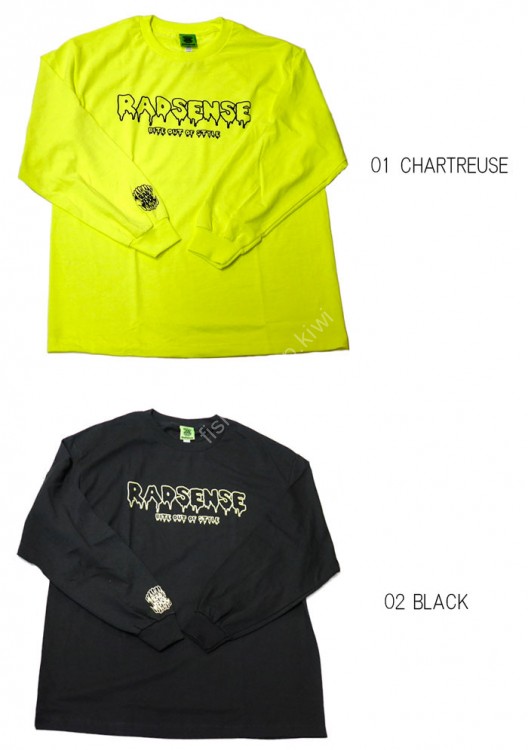 RAD SENSE Standard Logo L / S T-Shirt L CHARTREUSE