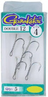GAMAKATSU Double12 [Silver] #4 (5pcs)